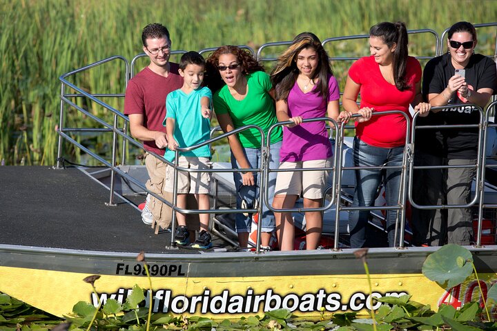 Luftbåtstur i Florida Everglades och inträde till Wild Florida med lunch som tillval