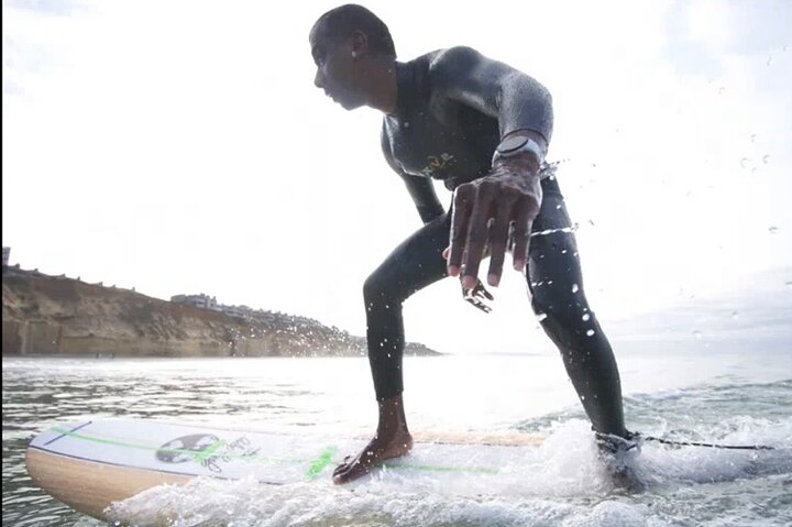 Clases particulares de surf Solana Beach Ride the Waves Fletcher Cove 2hr