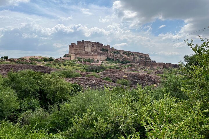 Jodhpur Blue City met Mehrangard Fort Hotel Pickup en Drop