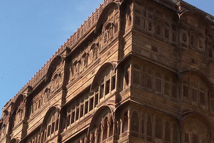 Jodhpur Blue City met Mehrangard Fort Hotel Pickup en Drop