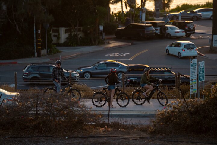 Tour guidato di lusso in bicicletta elettrica al centro di Encinitas