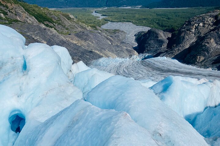 Saia da aventura de caminhada no gelo na geleira de Seward