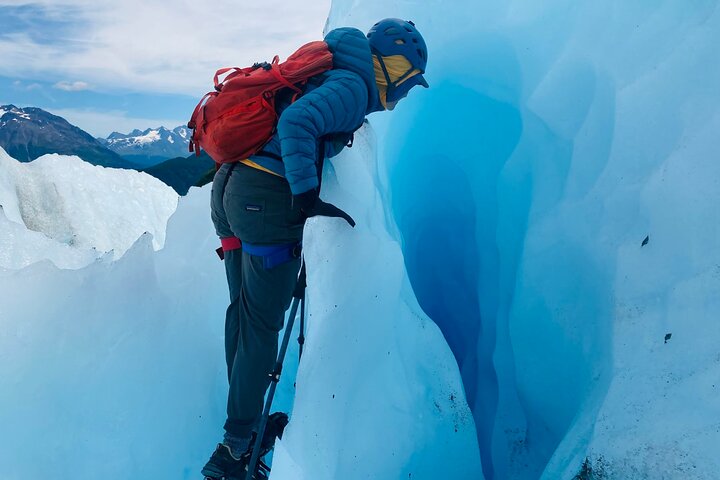 Saia da aventura de caminhada no gelo na geleira de Seward