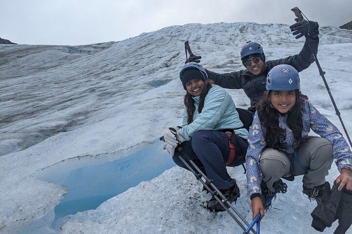 Saia da aventura de caminhada no gelo na geleira de Seward
