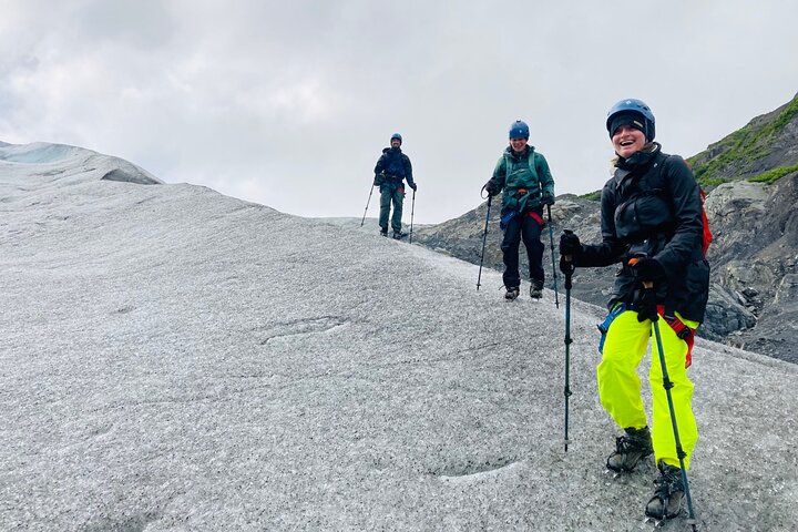 Saia da aventura de caminhada no gelo na geleira de Seward