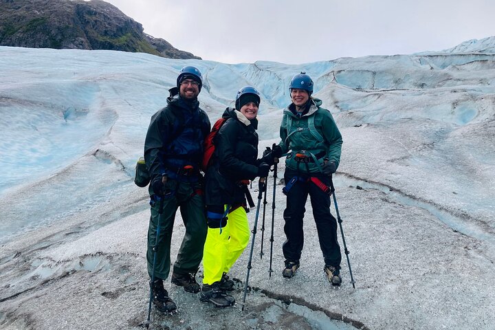 Saia da aventura de caminhada no gelo na geleira de Seward