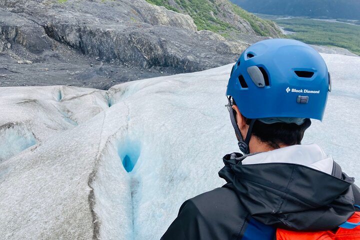 Saia da aventura de caminhada no gelo na geleira de Seward