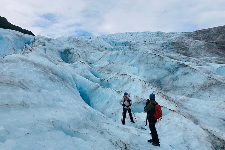 Saia da aventura de caminhada no gelo na geleira de Seward