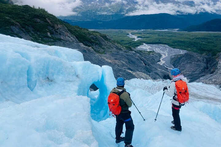 Saia da aventura de caminhada no gelo na geleira de Seward