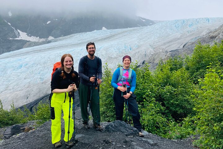 Saia da aventura de caminhada no gelo na geleira de Seward