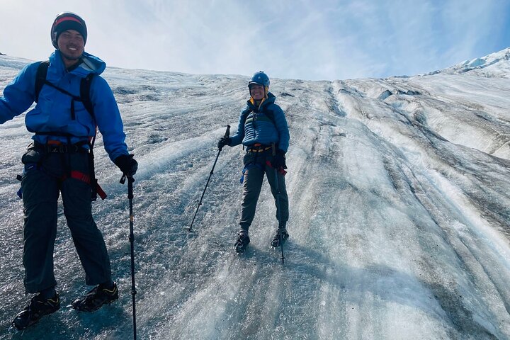 Saia da aventura de caminhada no gelo na geleira de Seward