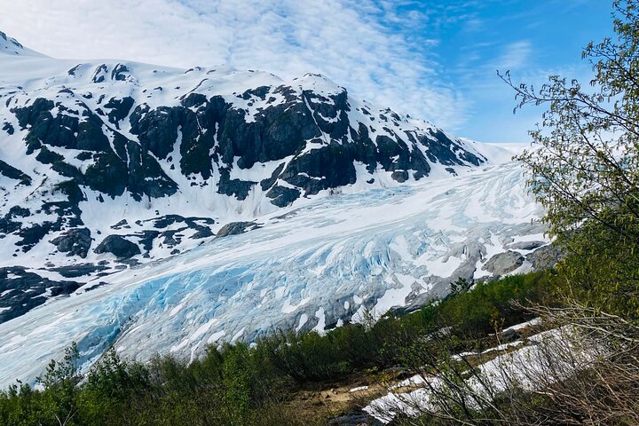 Saia da aventura de caminhada no gelo na geleira de Seward