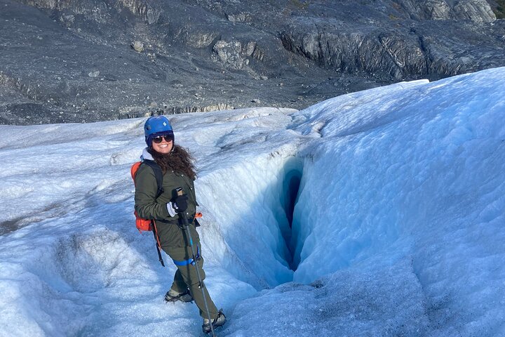 Saia da aventura de caminhada no gelo na geleira de Seward