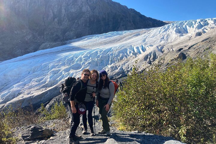 Saia da aventura de caminhada no gelo na geleira de Seward