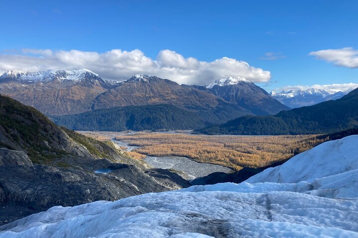 Saia da aventura de caminhada no gelo na geleira de Seward