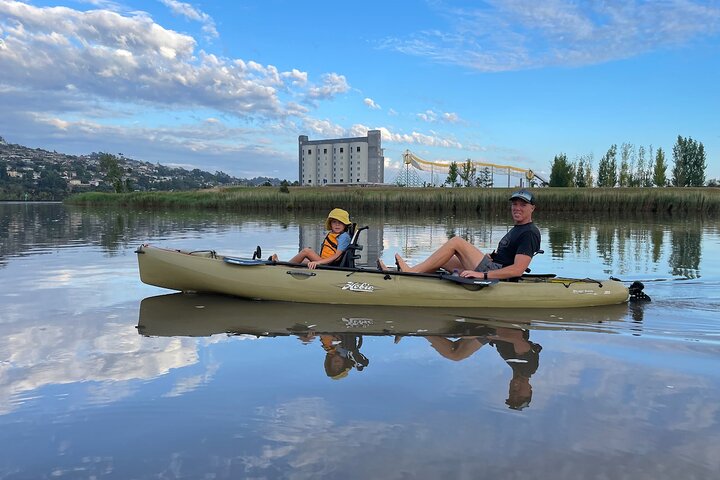 Visite guidée en kayak sur le front de mer pittoresque de Launceston sur des kayaks Hobie à pied