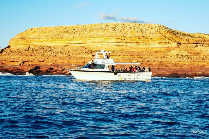 Croisière au coucher du soleil à Kalbarri le long des falaises côtières