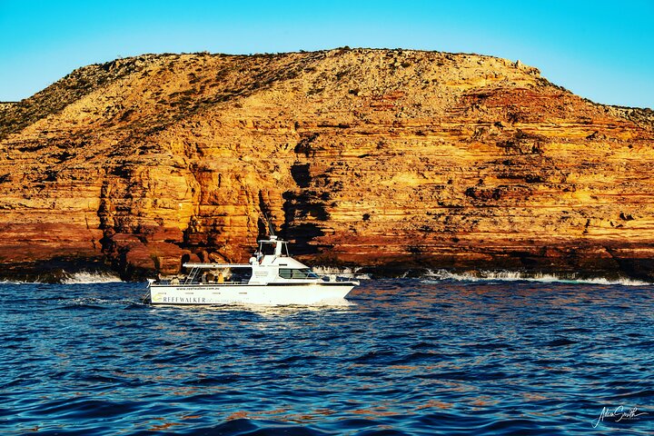 Croisière au coucher du soleil à Kalbarri le long des falaises côtières