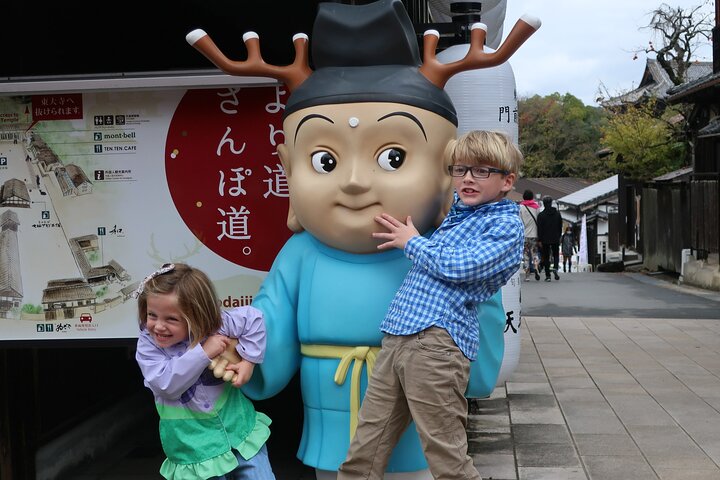 Excursion d'une journée à Nara au départ d'Osaka en voiture privée avec Guide licencié