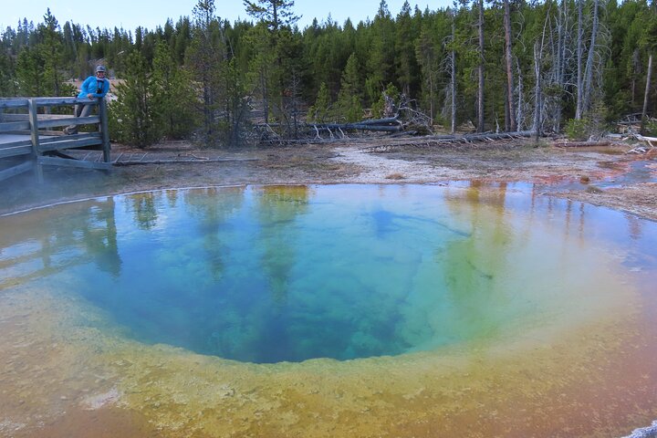 Excursão de caminhada de 6 milhas no gêiser em Yellowstone com almoço
