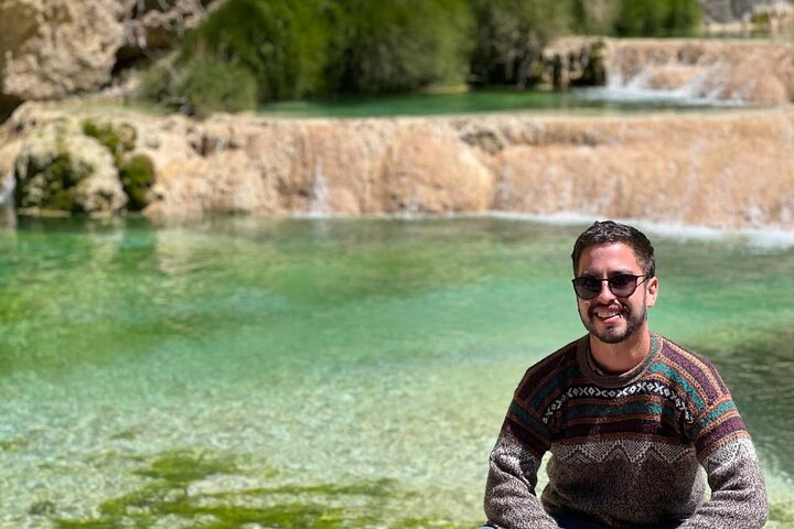 Türkisfarbenes Wasser von Millpu + Wasserfälle und Landschaften – Ayacucho