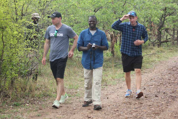 Game Drive and White Rhino Walking Safari in Livingstone