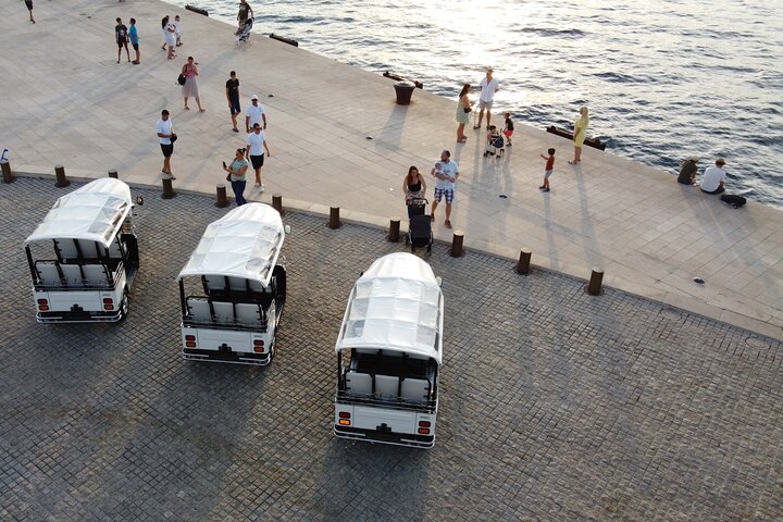 Zadar: By og vin tur i Zadar med Eco Tuk Tuk