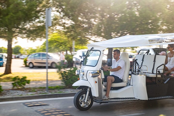 Zadar: By og vin tur i Zadar med Eco Tuk Tuk