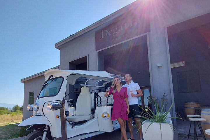 Zadar: By og vin tur i Zadar med Eco Tuk Tuk