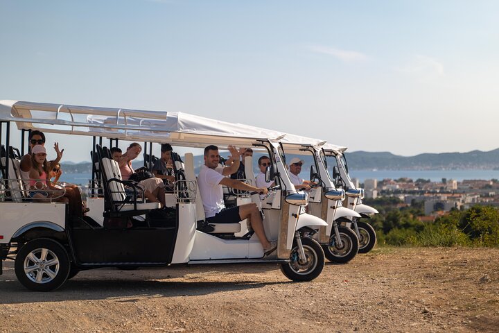 Zadar: By og vin tur i Zadar med Eco Tuk Tuk
