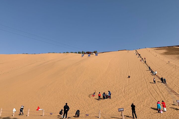 Excursão privada de um dia ao deserto de Shapotou saindo de Yinchuan