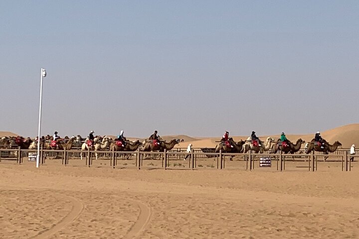 Excursão privada de um dia ao deserto de Shapotou saindo de Yinchuan