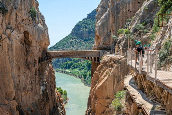 De Málaga Caminito del Rey Visita guiada com transporte