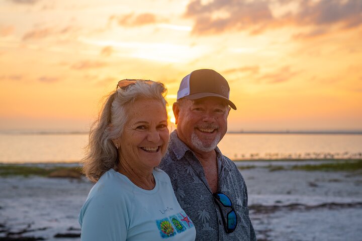 Insel Sonnenuntergang und Skyway Lichtshow - 3 Stunden Bootsfahrt in St. Pete