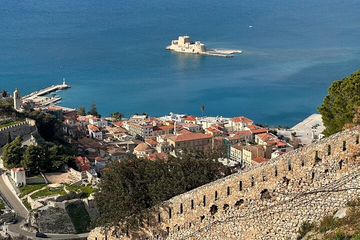 Volledige dag Mycene Epidaurus Nafplio Isthmus Canal Luxe Tour