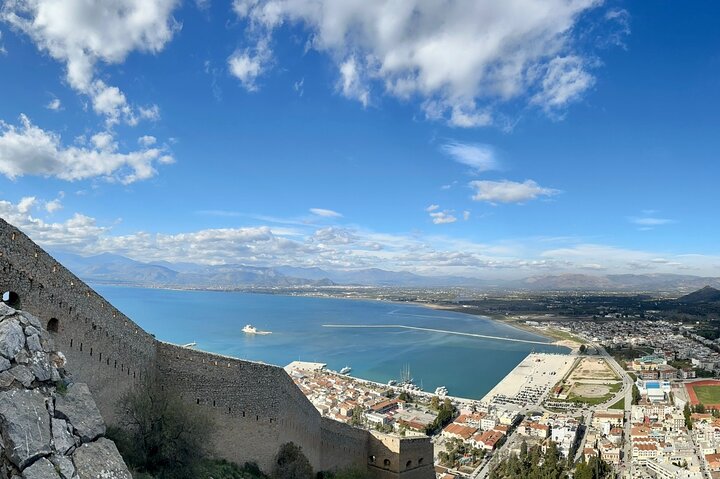 Volledige dag Mycene Epidaurus Nafplio Isthmus Canal Luxe Tour