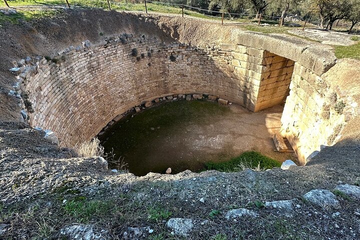 Volledige dag Mycene Epidaurus Nafplio Isthmus Canal Luxe Tour