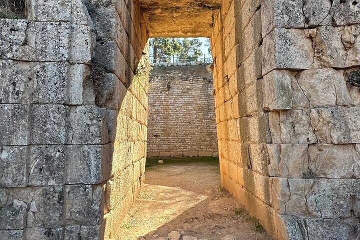 Volledige dag Mycene Epidaurus Nafplio Isthmus Canal Luxe Tour