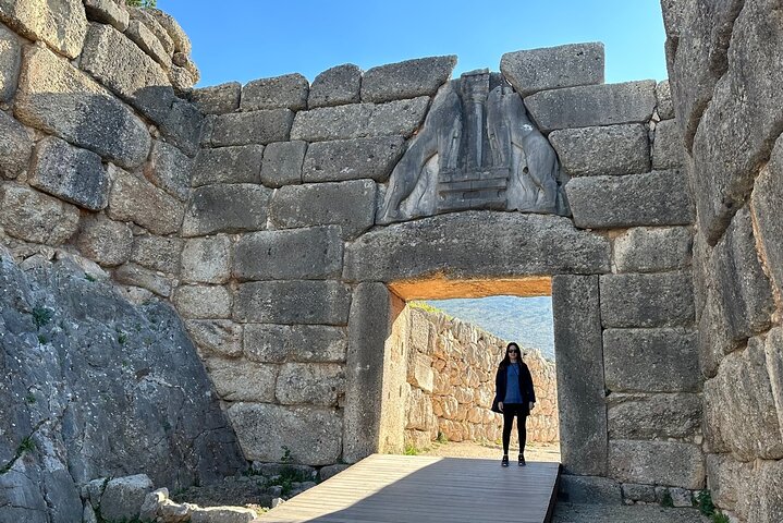 Volledige dag Mycene Epidaurus Nafplio Isthmus Canal Luxe Tour