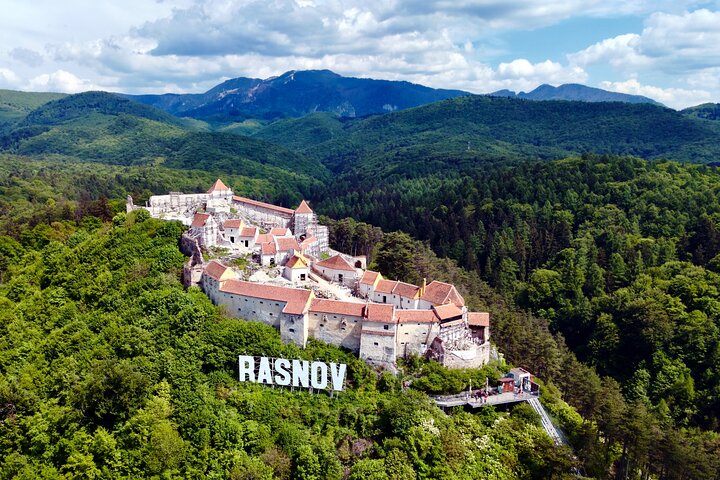 3-Schloss: Peles,Bran,Rasnov,Sinaia Kloster aus Brasov w Abholung
