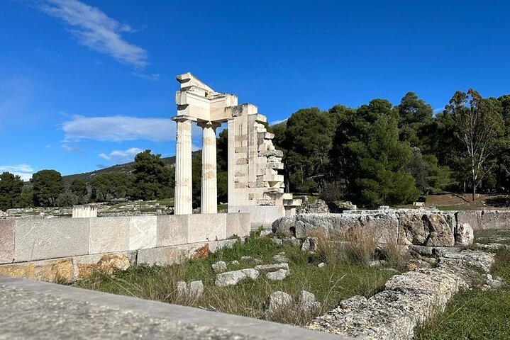 Volledige dag Mycene Epidaurus Nafplio Isthmus Canal Luxe Tour