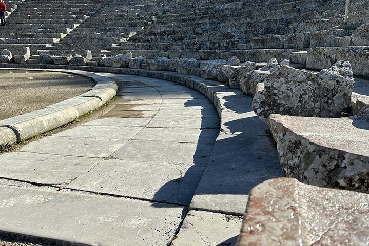 Volledige dag Mycene Epidaurus Nafplio Isthmus Canal Luxe Tour
