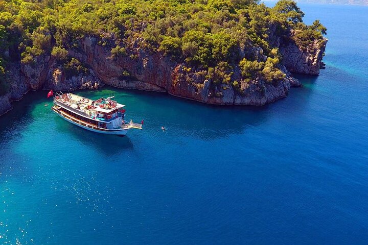 Marmaris All-inclusive bådtur: Frokost og ubegrænsede drikkevarer