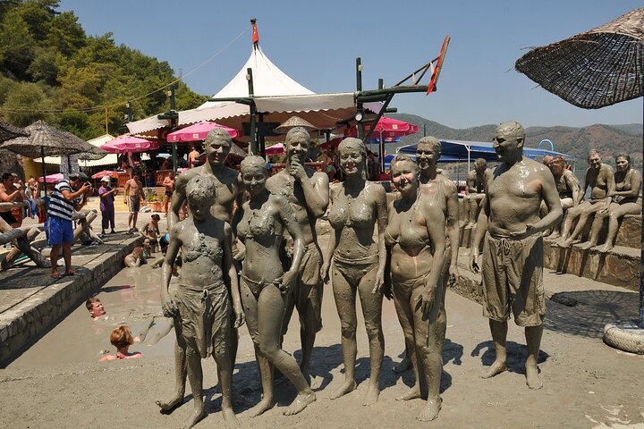 Heldags turtle Beach Tour med innsjø og gjørmebad fra Marmaris