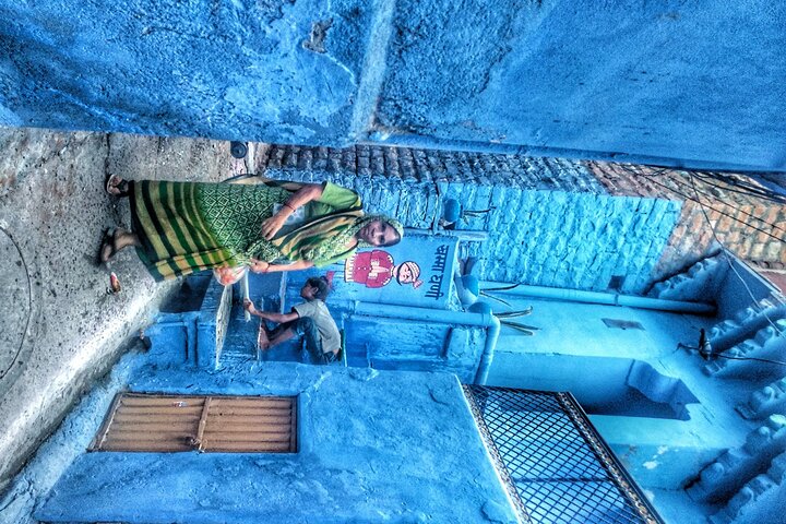 a piedi tour del patrimonio di bluecity