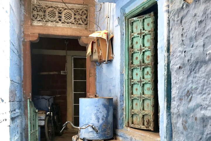 Jodhpur Blue City met Mehrangard Fort Hotel Pickup en Drop