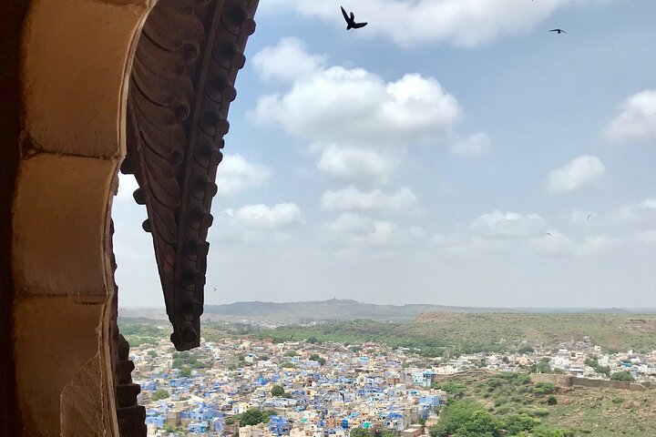 Jodhpur Blue City met Mehrangard Fort Hotel Pickup en Drop