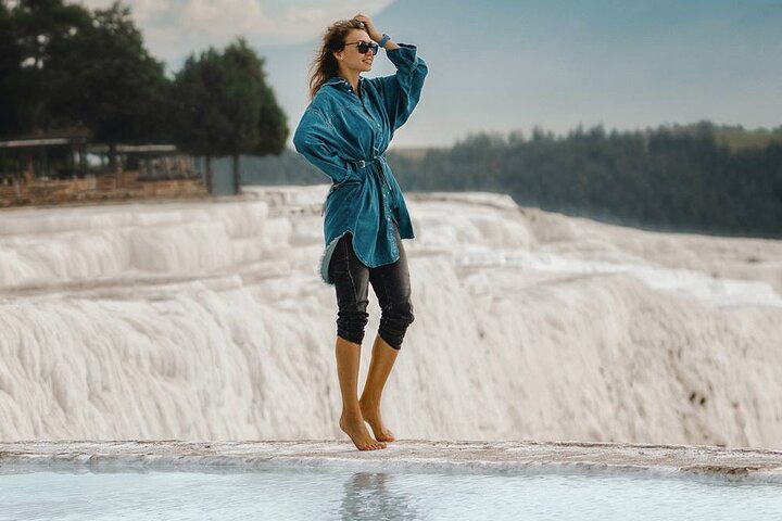 Excursión de día completo a Pamukkale desde Bodrum con almuerzo y traslado al hotel