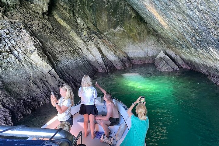Hemliga stränder i Arrábida och grottor med snorklingstopp