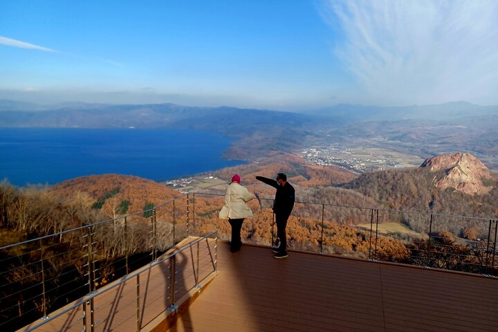 Escursione giornaliera privata al Lago Toya e alla Noboribatsu Hell Valley